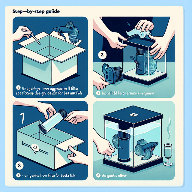 gentle aquarium filter for betta fish