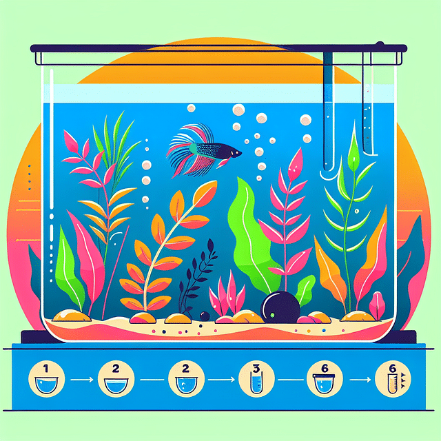 live aquatic plants in a betta tank