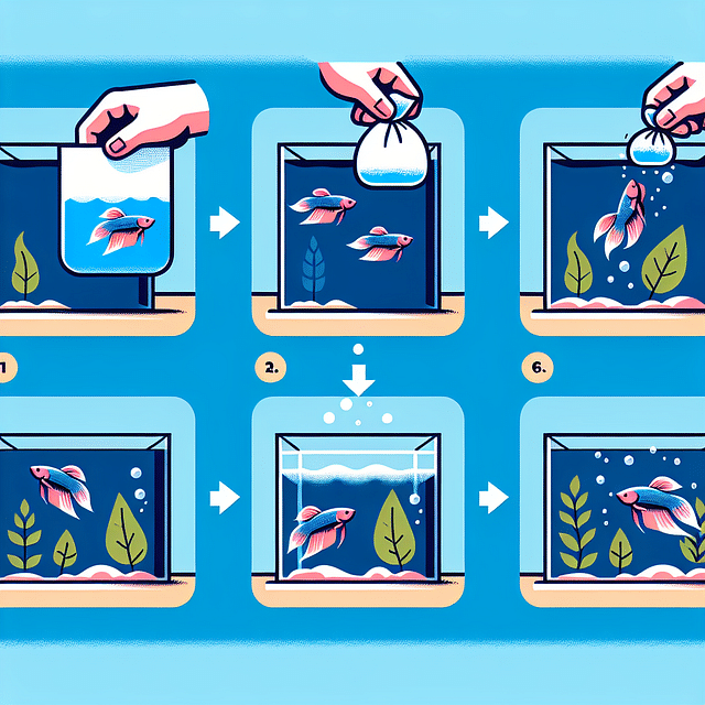 acclimating betta fish to a new tank