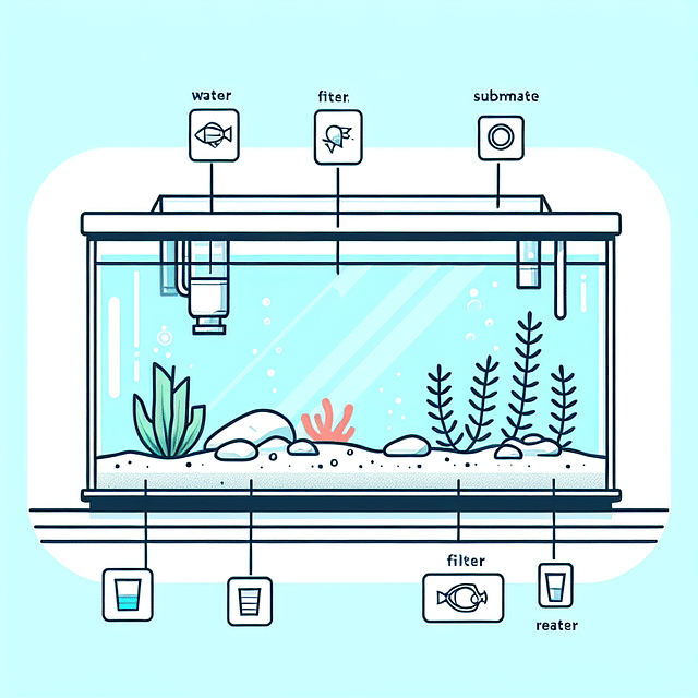 clean and clear aquarium tank