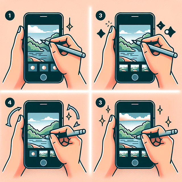 sharpening details in a photo