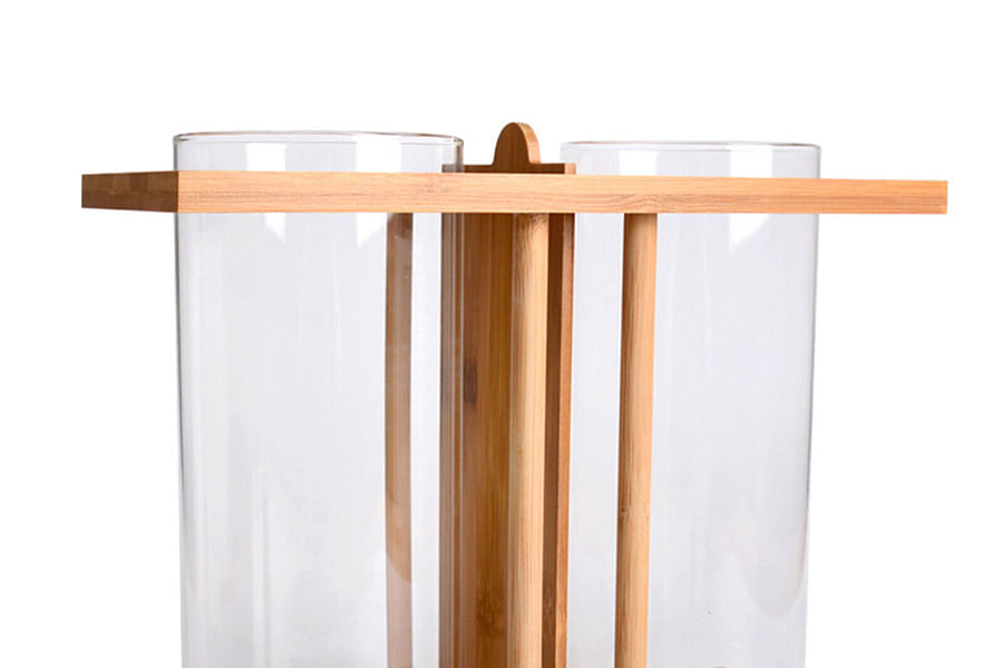 bamboo betta fish bowl