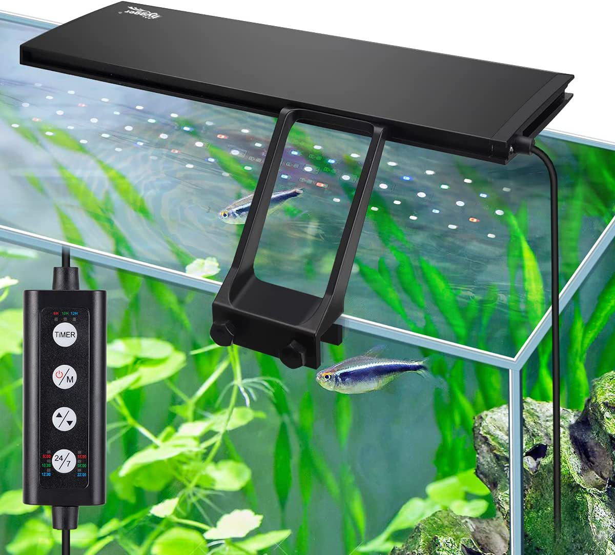 Adjustable LED aquarium light