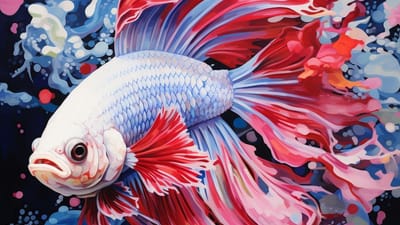 Red, White, Pink, and Blue: The Colorful World of Betta Fish and What It Means
