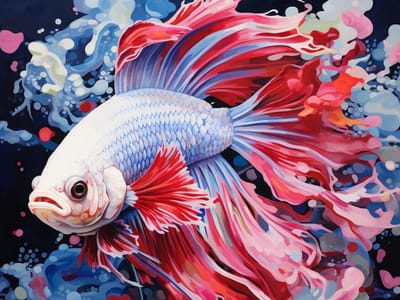 Red, White, Pink, and Blue: The Colorful World of Betta Fish and What It Means