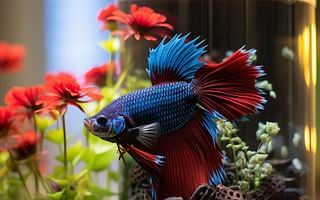 How can you keep a male betta fish healthy and happy?